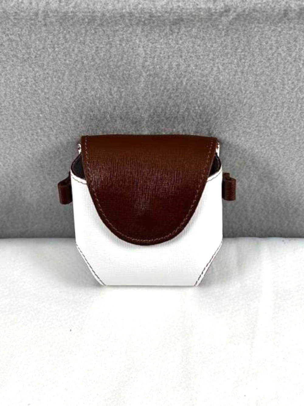Moscardini Firenze ITALY Genuine Leather 4 Golf Balls Golf Tees Case Holder NWOT